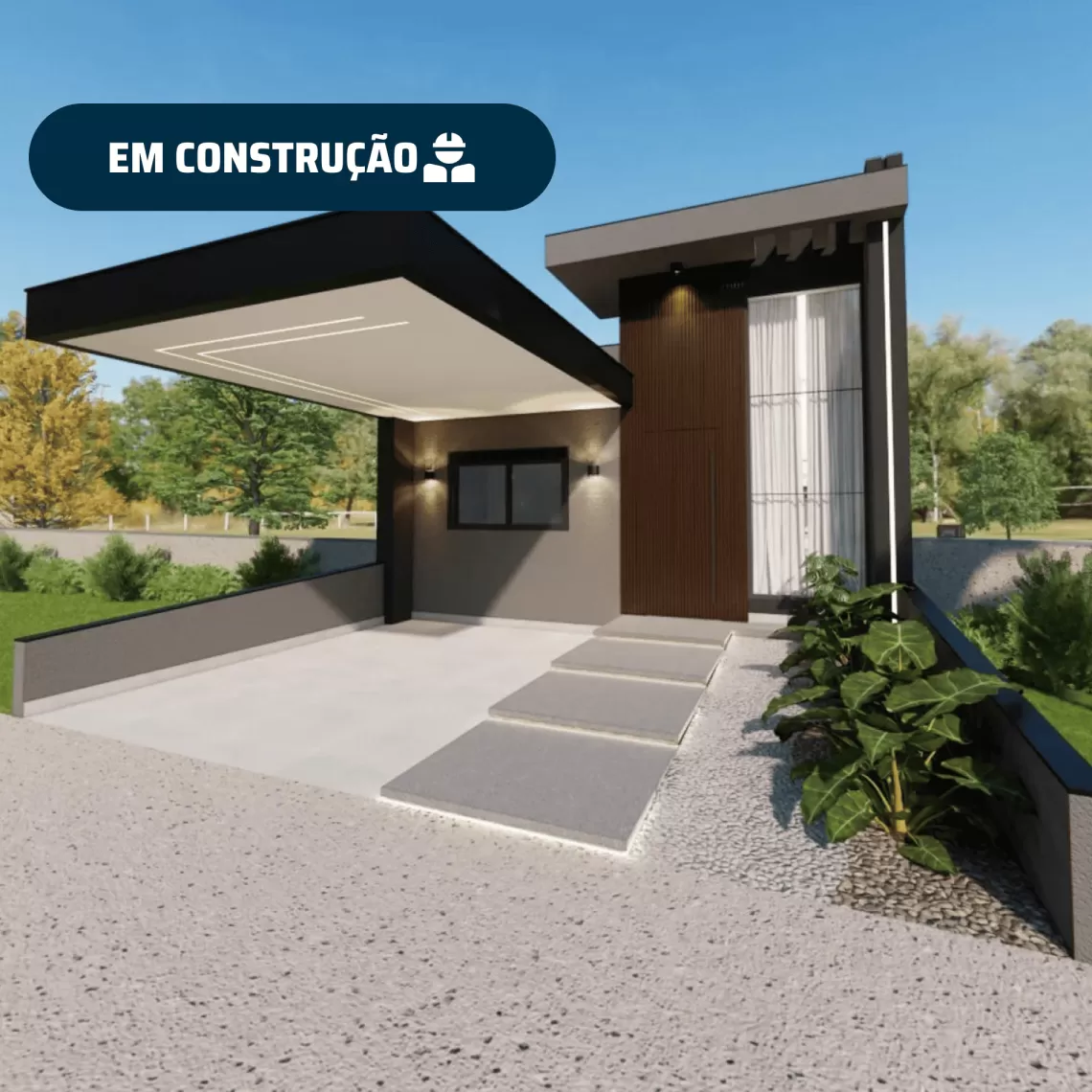 Casa Térrea à Venda com 2 dormitórios e quintal nos fundos, 117m² no Condomínio Vale Azul em Votorantim/SP